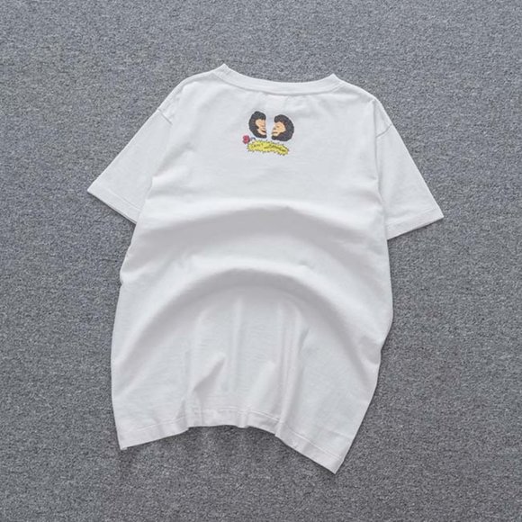 Saint Michael x A Bathing Ape Heaven & Hell Anime Print Short Sleeve White - Picture 4 of 11